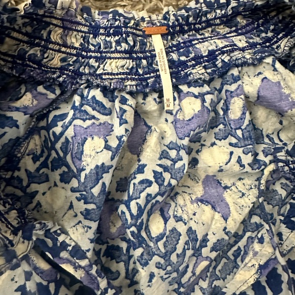 FREE PEOPLE willow printed blouse - Picture 3 of 3